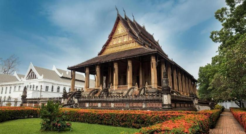 New Rose Boutique Hotel Vientiane Exterior foto