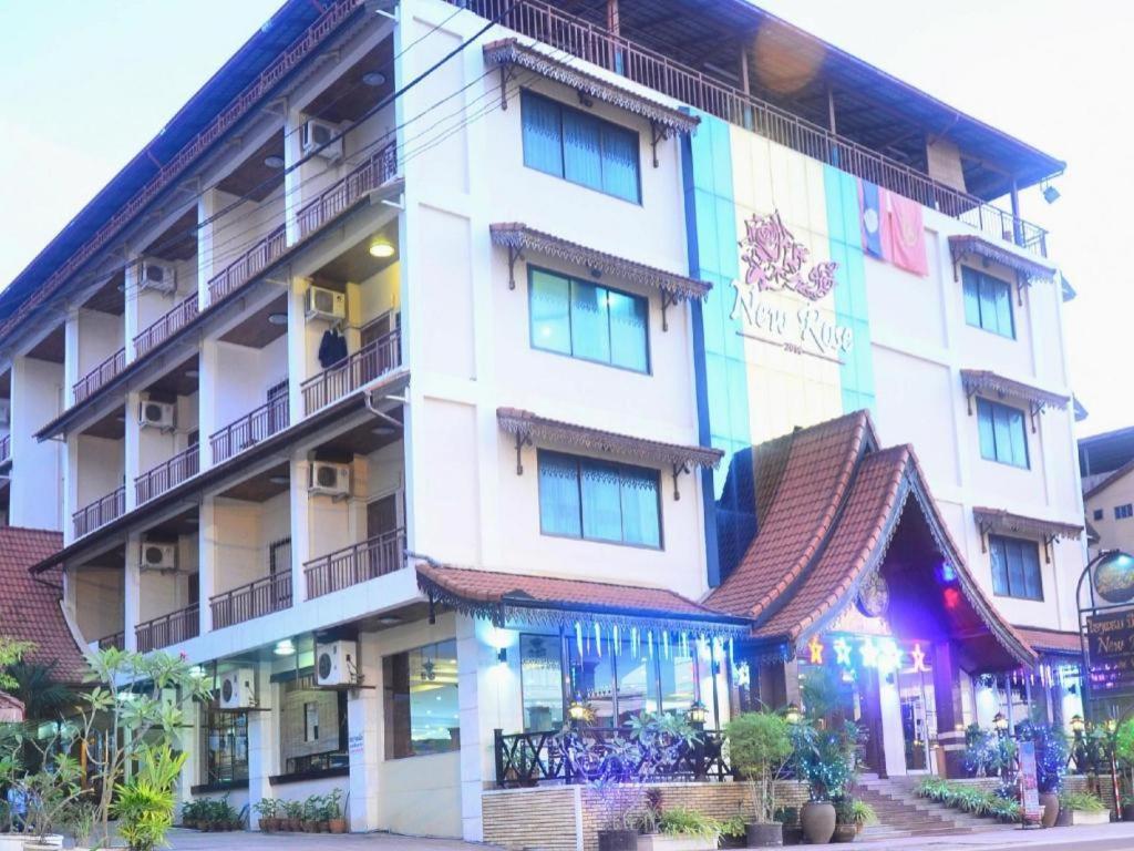 New Rose Boutique Hotel Vientiane Exterior foto