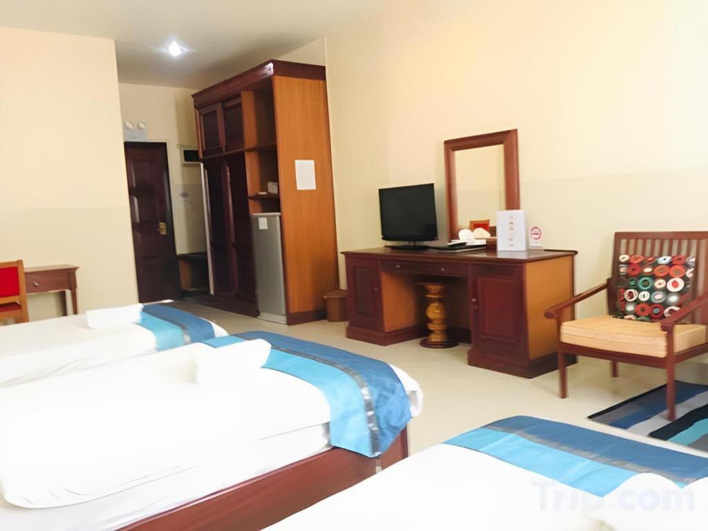 New Rose Boutique Hotel Vientiane Exterior foto